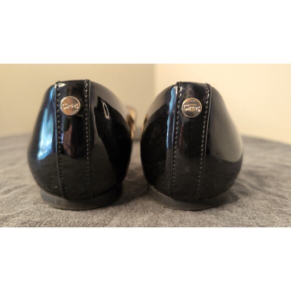 Circus by Sam Edelman Romona D'Orsay reptile scale black pointed flats 7 - Picture 5 of 7